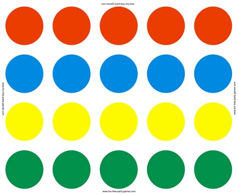 Rules of Twister: Game Instructions and Printable Mat by Fun Free ...