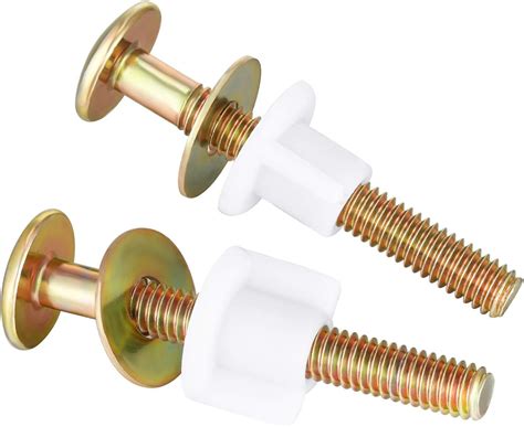 Buy 6 Packs Toilet Bolt Sets Universal Toilet Bolts Screws Heavy Duty ...