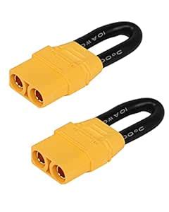 CERRXIAN XT90 Female Short Circuit Connector, Bind Plug Loop Connector ...