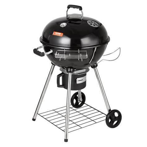 VEVOR 22" Kettle Charcoal Grill, Premium Kettle Grill with Wheels and ...