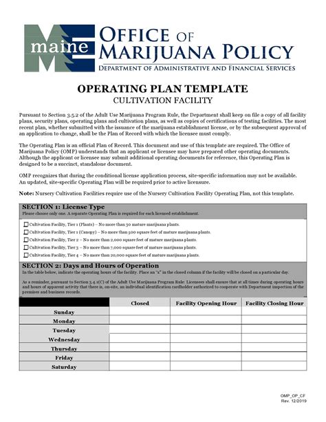 Image result for Operating Plan Example