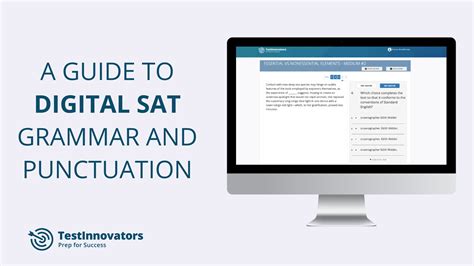 A Guide to Digital SAT Grammar and Punctuation - Test Innovators