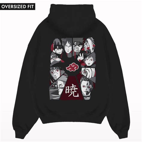 Akatsuki Group Anime Oversized Hoodie