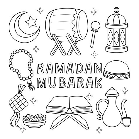 Ramadan Mubarak Coloring Pages at sasbowlingblog Blog