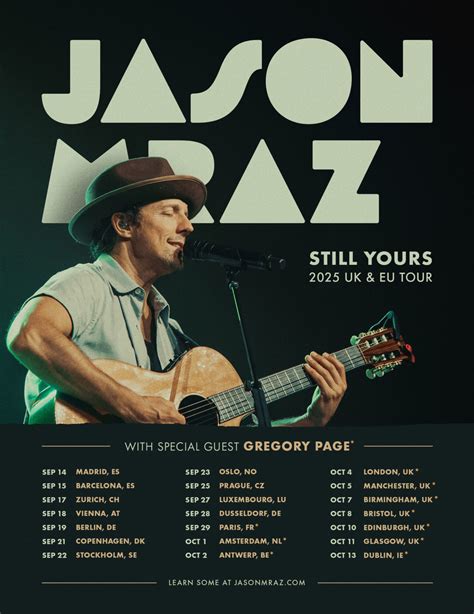 Jason mraz tour foto - Blackdragontours.com