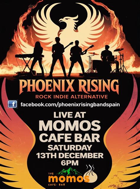 Phoenix Rising Live at Momos, Moraira Saturday 13th December, The Momos ...