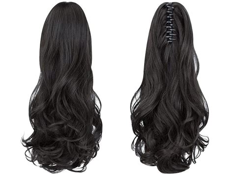 HAIR WALA™ Hair extension,16 to 18" claw clip hair extensions Wavy and ...