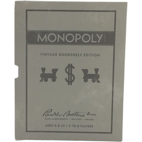 Monopoly Vintage Bookshelf Edition / Family Board Game – CanadaWide ...