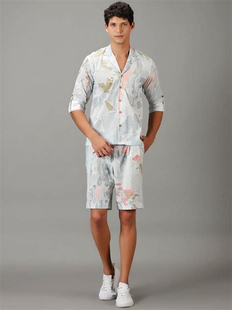 Marble Dye Men Athleisure Set - Grey – Charkha Tales
