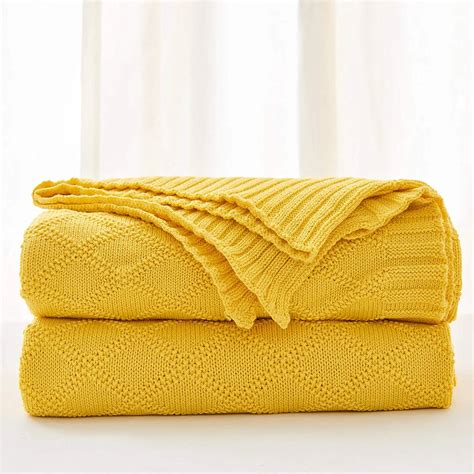 Yellow Bed Throw Blanket at Janelle Hernandez blog