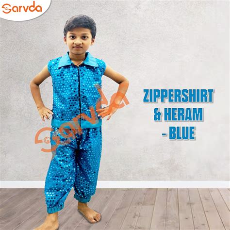 Zippershirt and Heram - Blue – Sarvda