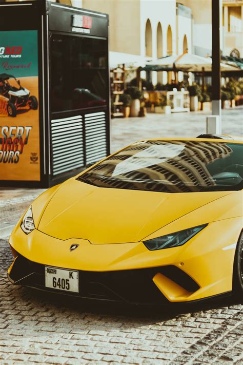 Download 4k Lamborghini Yellow Aventador Wallpaper | Wallpapers.com