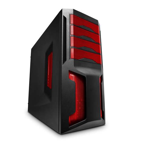 Amazon.in: Buy Xion Echo Red Classic Series ATX Steel Mid Tower PC Case ...