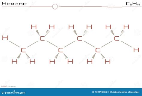 Hexane Molecule