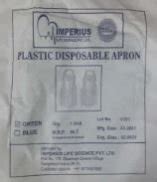 Disposable Plastic Apron Exporter, Supplier from Indore