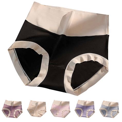 Kmdttou Women's Plus Size Underwear Sexy Lace High Cut Panties Comfort ...