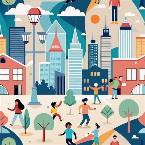 City with People 的图像结果