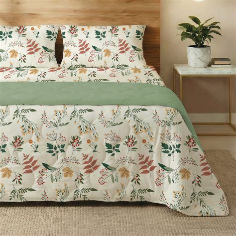 Fall Season Microfiber Double Bedsheet and Cotton AC Dohar Combo pack