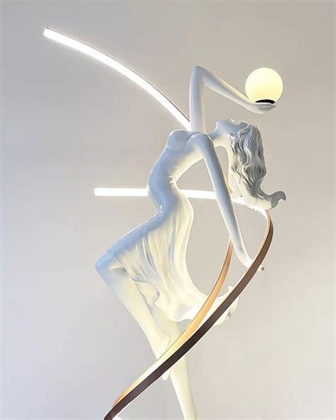 Misha Goddess Statue Floor Lamp - Docos