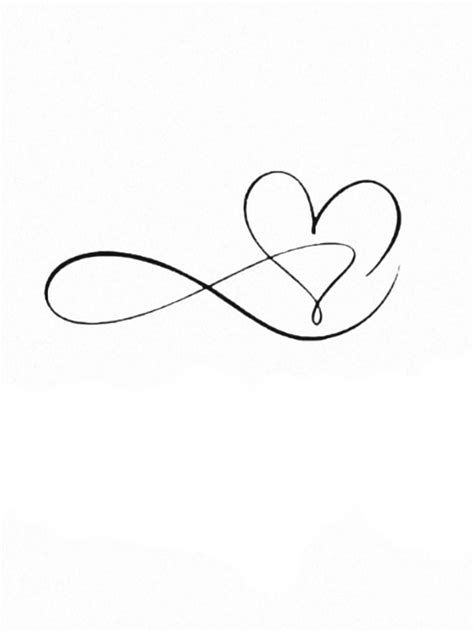Infinity heart svg line art heart svg infinity love vector etsy – Artofit