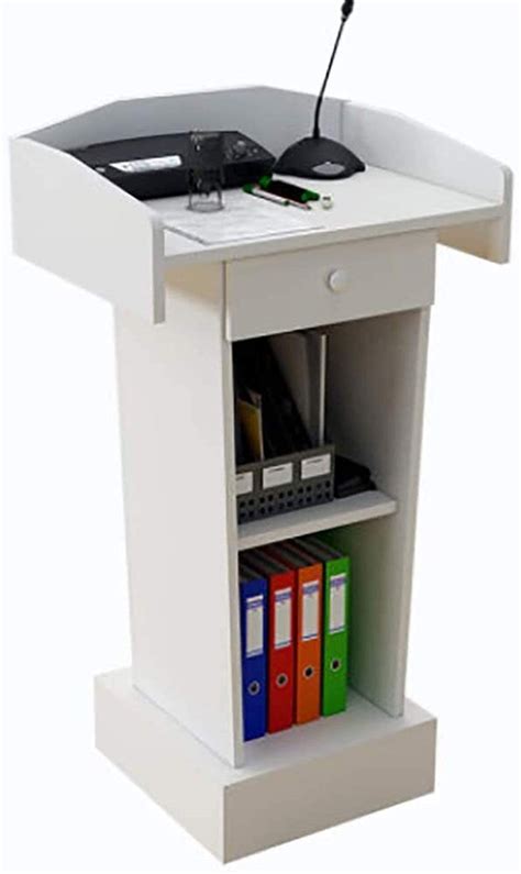 Buy Solid Wood Full Floor Lectern, Mahogany, Standing Lectern Podium ...