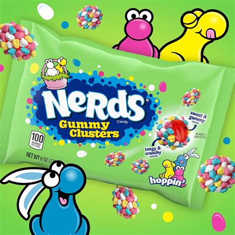Nerds Hoppin' Gummy Clusters Candy 3 Oz Sharepack - Buy Nerds Candy ...