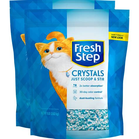 Snapklik.com : Fresh Step Crystals, Premium Cat Litter, Scented, 8 ...