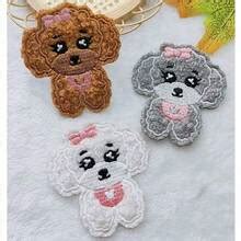 6pcs 3D Graphic Embroidered Patch Badges, Heat-Seal Design Patches For ...