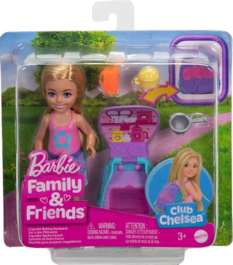 Buy Barbie Family & Friends Chelsea Cupcake Baking Backpack Chelsea ...