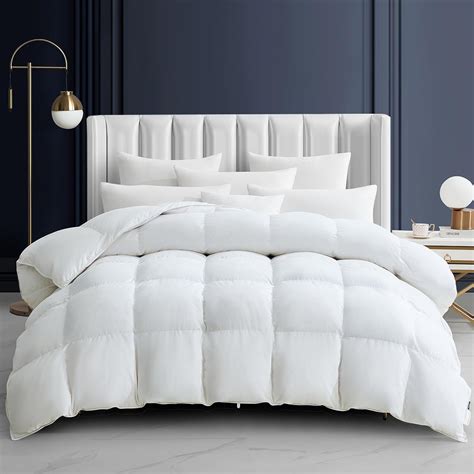 Maple&Stone Feather Down Duvet Queen Size, All Season Duvet Insert with ...