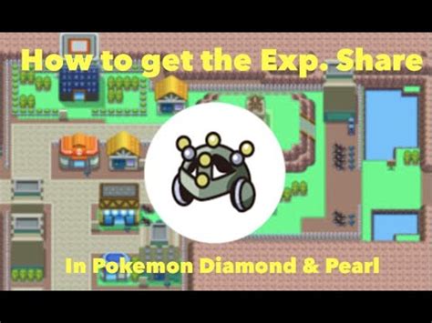 How to get the Exp. Share in Pokemon Diamond & Pearl and Platinum - YouTube