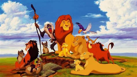 Download The Lion King Pride Rock Gathering Wallpaper | Wallpapers.com