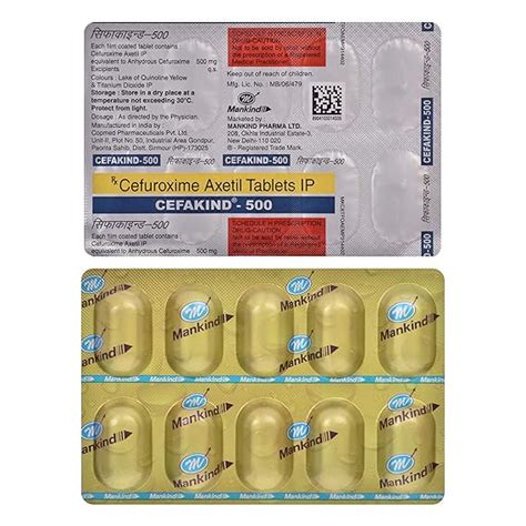 Cefakind- 500 - Strip of 10 Tablets : Amazon.in: Health & Personal Care