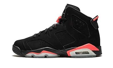 Buy Nike Boys Air Jordan 6 Retro BG Infrared Black/Infrared 23 Suede ...