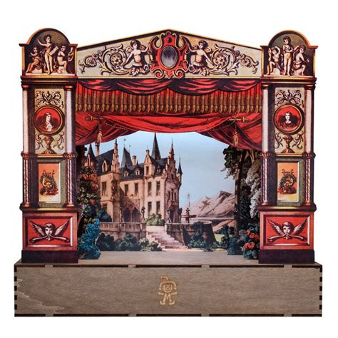 Classic Wooden Puppet Theatre - Etsy