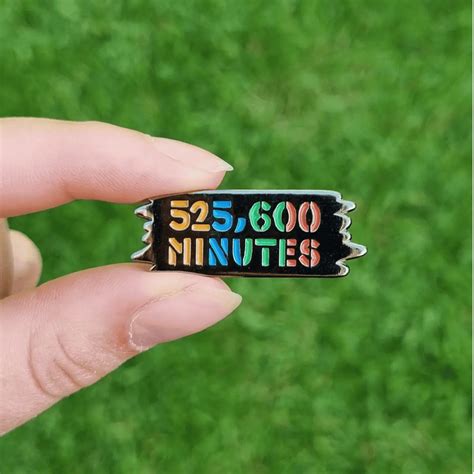 525,600 Minutes – Rent Pin – Musical Theatre Pins
