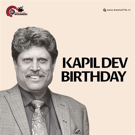 Kapil Dev's Birthday Wishes - Beat of Life Entertainment
