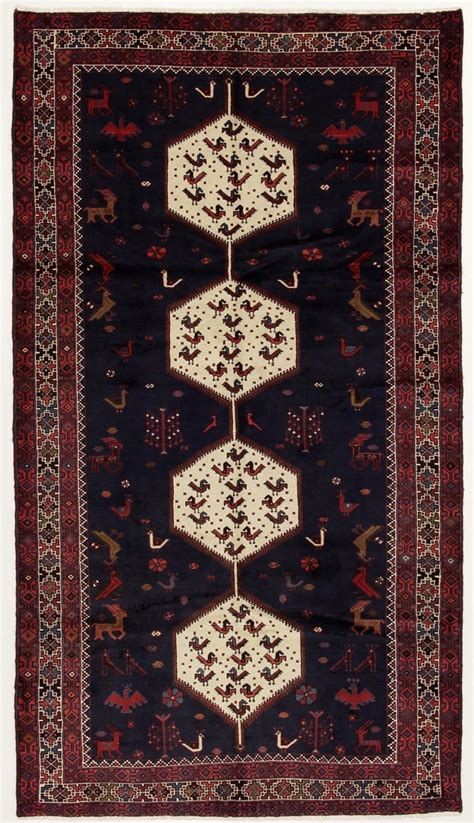 Perserteppich Hamedan dunkelblau (160x293cm)
