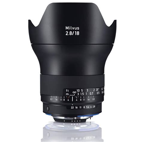 ZEISS Milvus ZF.2 2.8/18 Super Wide-Angle Camera Lens for Nikon F-Mount ...