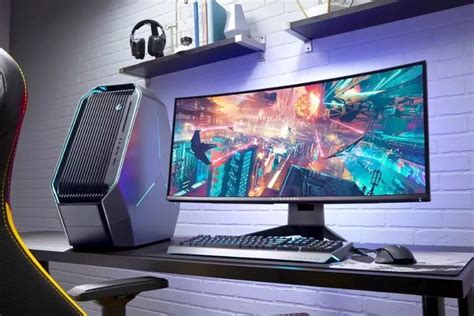 Image result for Long Curved Computer Monitor
