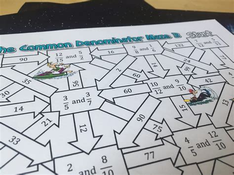 10 Activities to Practice Finding the Common Denominator Like a Boss - Idea Galaxy | Common ...