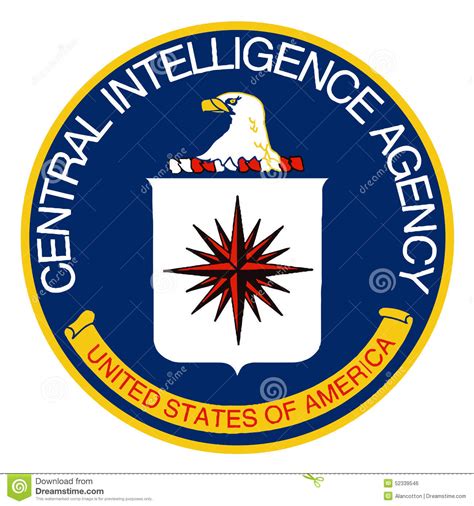 CIA Logo stock illustration. Illustration of agency, badge - 52339546