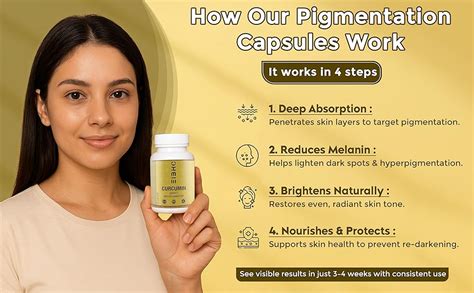EIBHC Pigmentation Capsule Turmeric Ayurvedic Tablets for Pigmentation ...