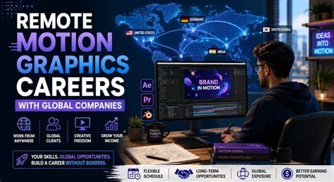Remote Motion Graphics Careers With Global Companies