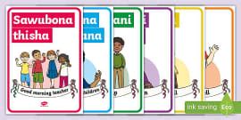 Umndeni - Family Posters isiZulu (teacher made) - Twinkl