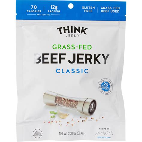 Think Jerky Classic Beef Jerky - 2.2 oz. - Save 25%