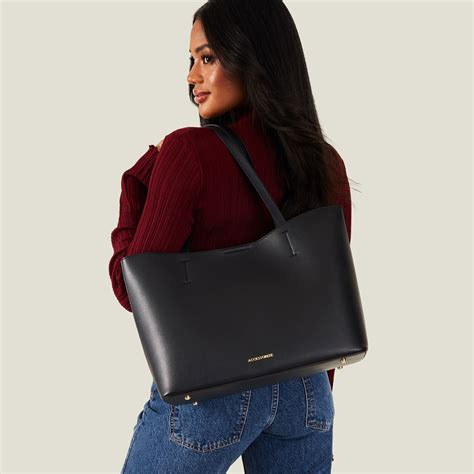 Black Leo Tote Bag - Accessorize India