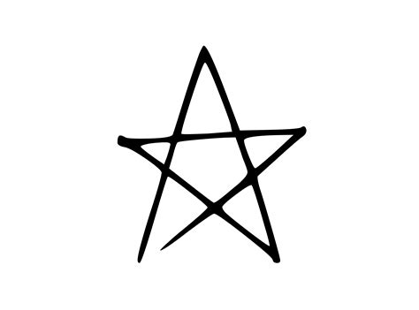 Graphic Element Pentagram Star Graphic by GraphicsBam Fonts · Creative ...