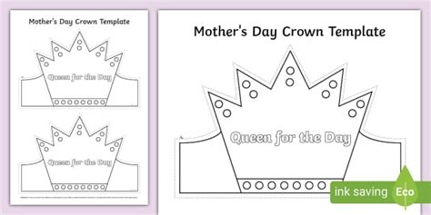 Mother's Day Crown Template