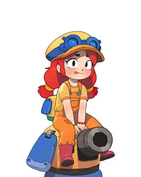 jessie (brawl stars) drawn by opossumachine | Danbooru
